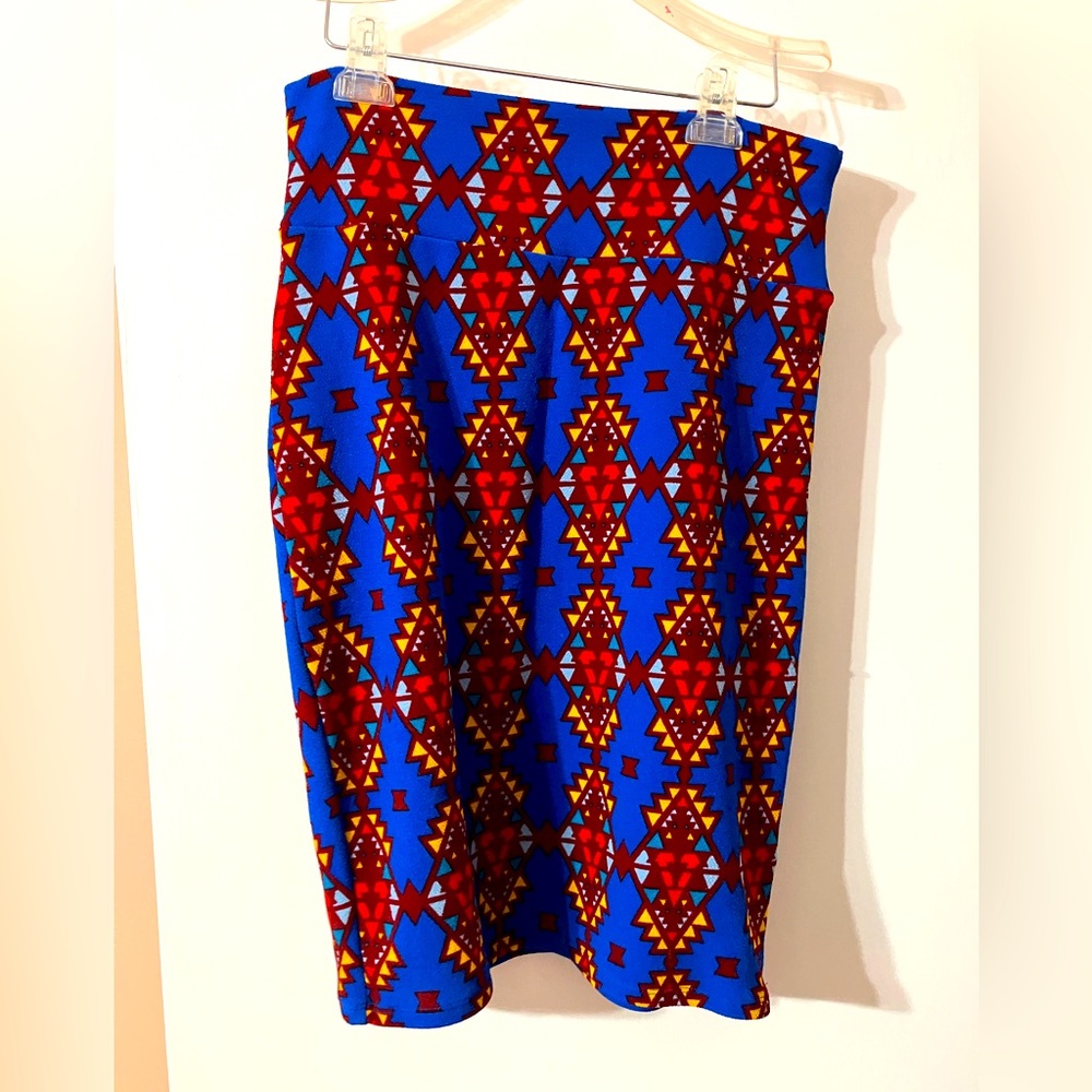 Aztec pencil skirt